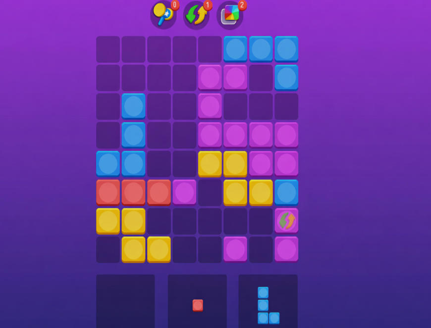 Blocks Match - Ücretsiz Renkli Blok Puzzle Oyunu ekran görüntüsü 2
