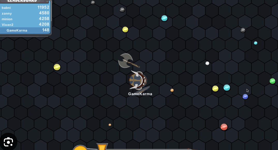 Ảnh Evowars.io khi nhân vật tiến hóa và sở hữu vũ khí mạnh hơn